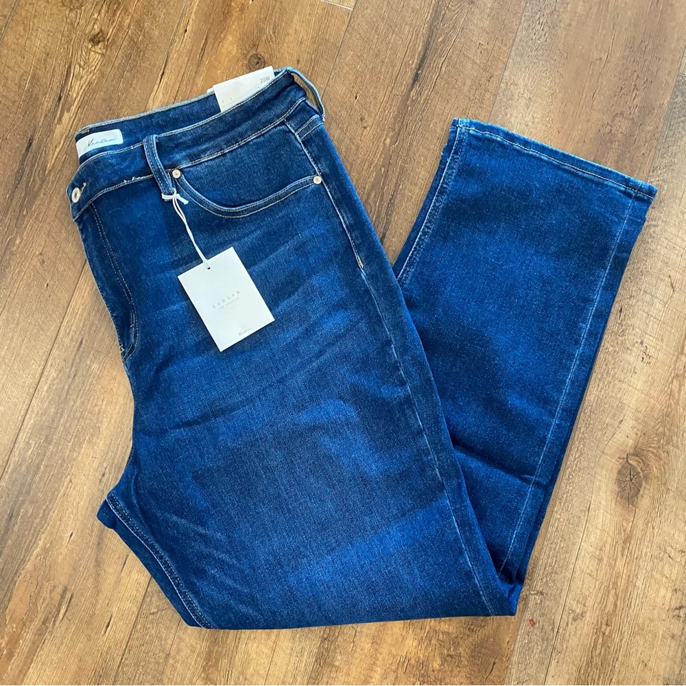 Kancan Adaline High Rise Slim Straight Leg Jeans